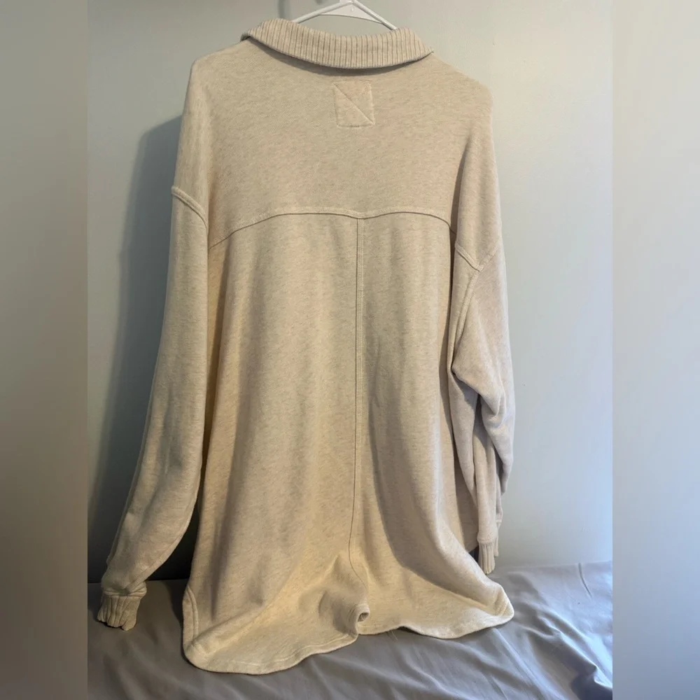 Aerie Cream Button-Up Cardigan - Picture 3 of 3